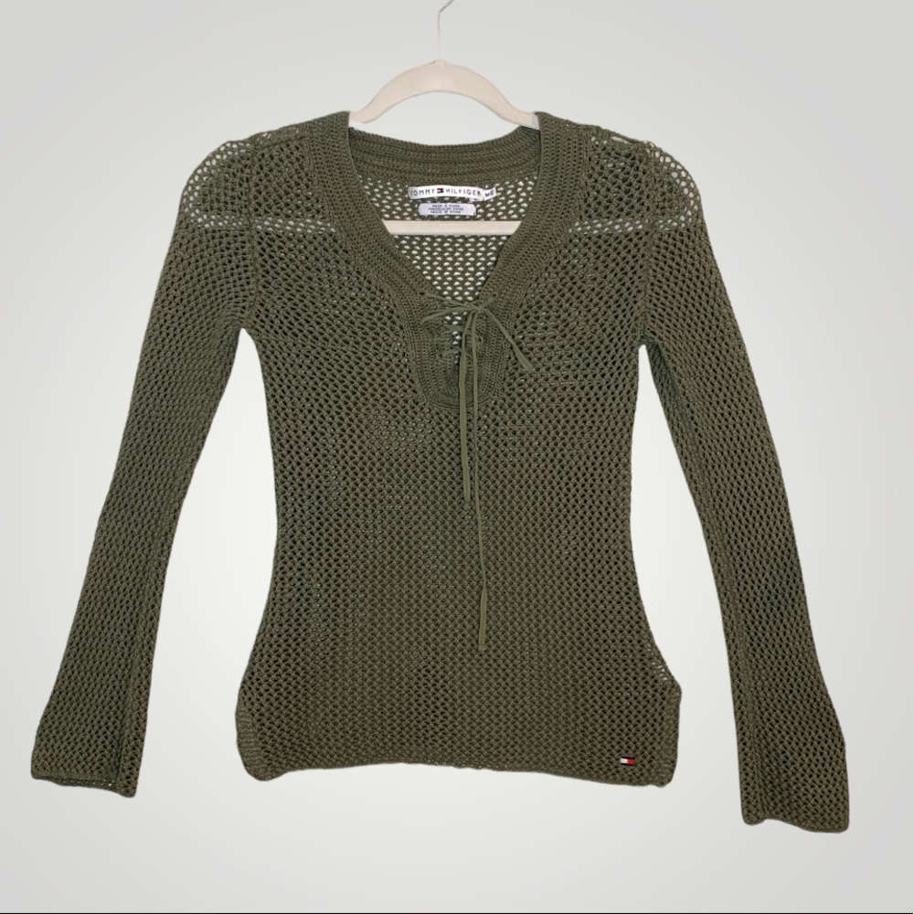 Tommy Hilfiger bikini cover-up shirt